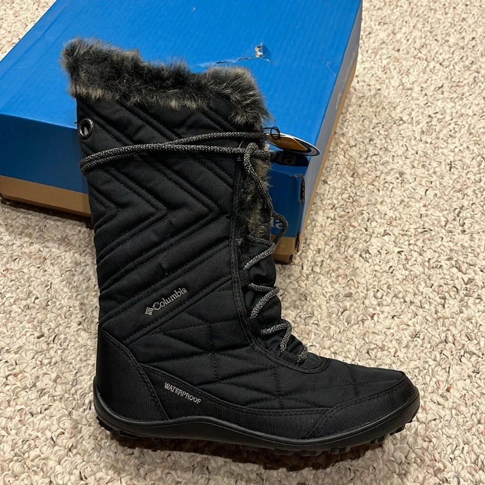NEW Columbia Minx lll Mid Snow Winter Boots Women’s Sz 6.5 Waterproof Outdoor - Picture 6 of 7